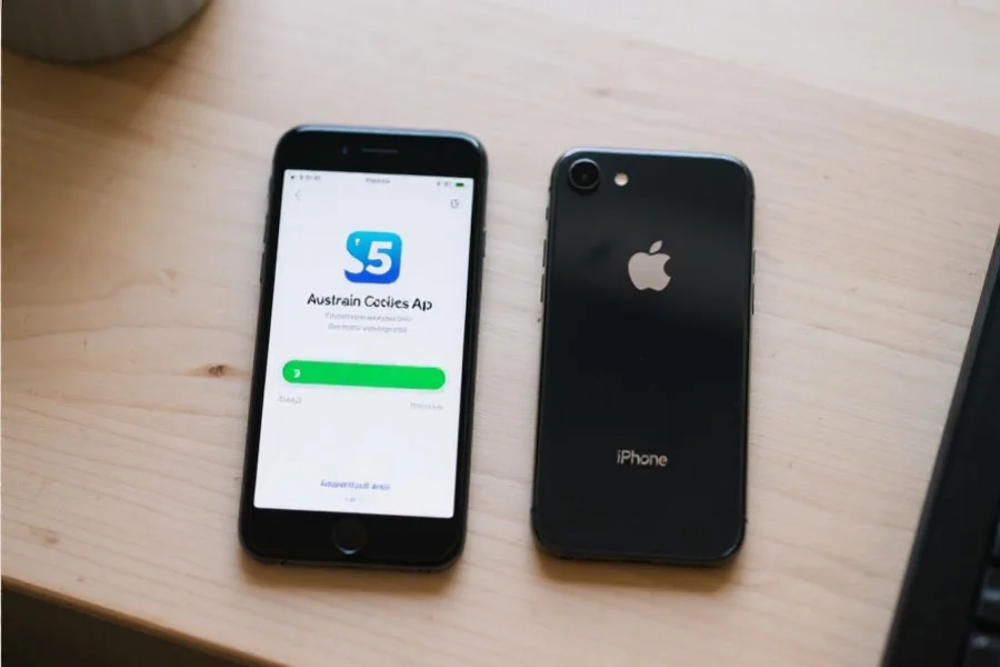 iOS与安卓设备安装澳洲幸运5App的场景